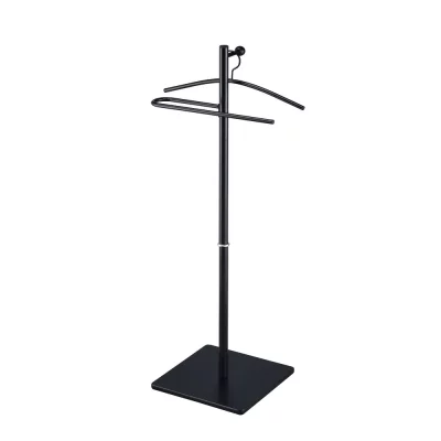 Freestanding Metal Valet Stand Organizer with Removable Hanger-isolated