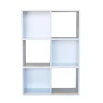 White Colonial 6-cell storage cube