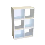 White Colonial 6-cell storage cube