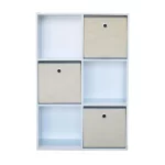 White Colonial 6-cell storage cube