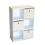 White Colonial 6-cell storage cube