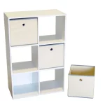 White Colonial 6-cell storage cube